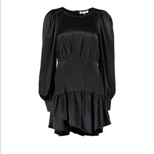 LoveShackFancy Tenya Silk Mini Dress